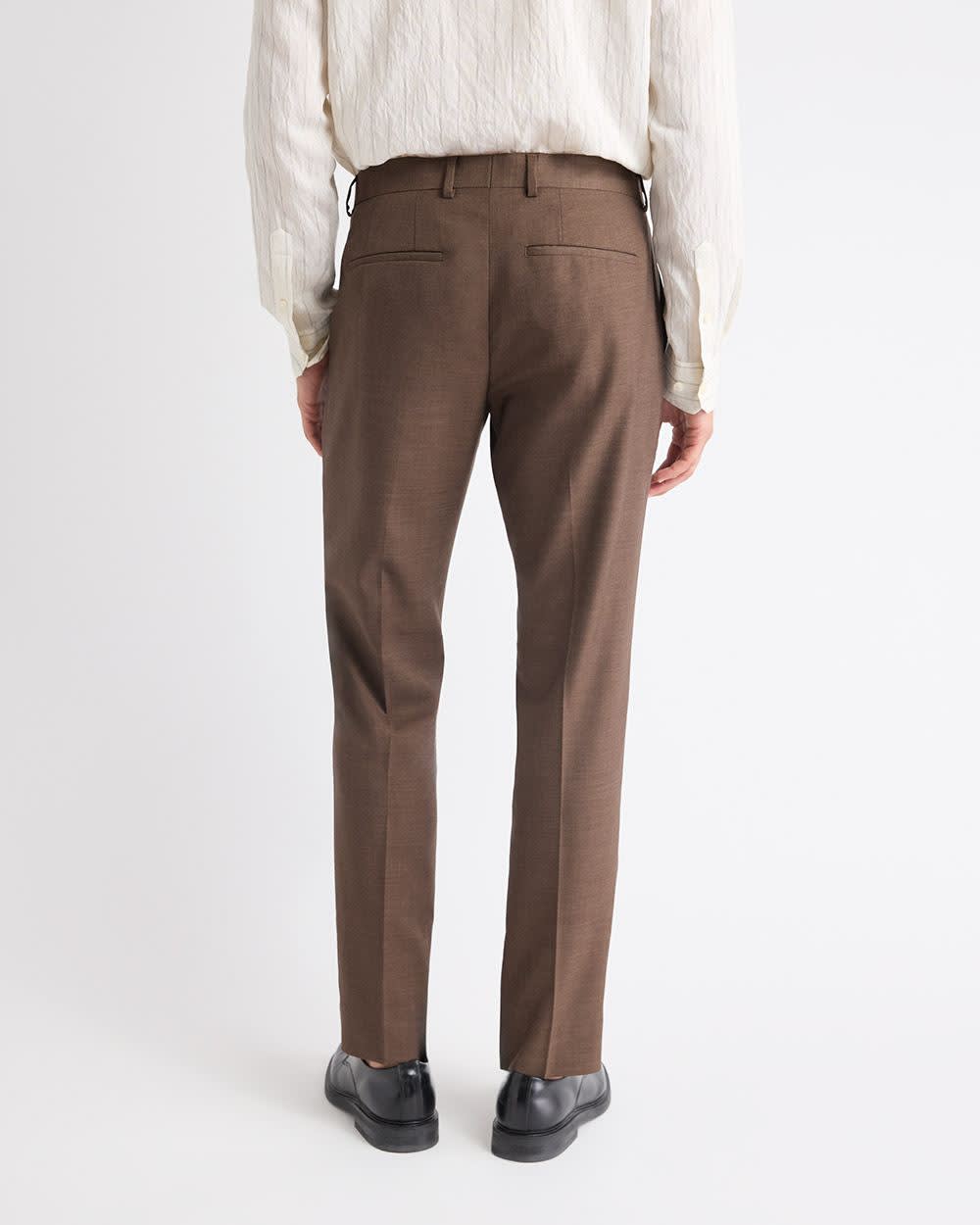 Slim Fit Brown Suit Pant rw&co Great Value Deal