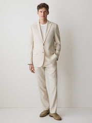 Tailored Fit Stretch Linen Blazer rw&co Special Promo Price
