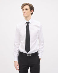 Black Linen-Blend Wide Tie rw&co Special Offer