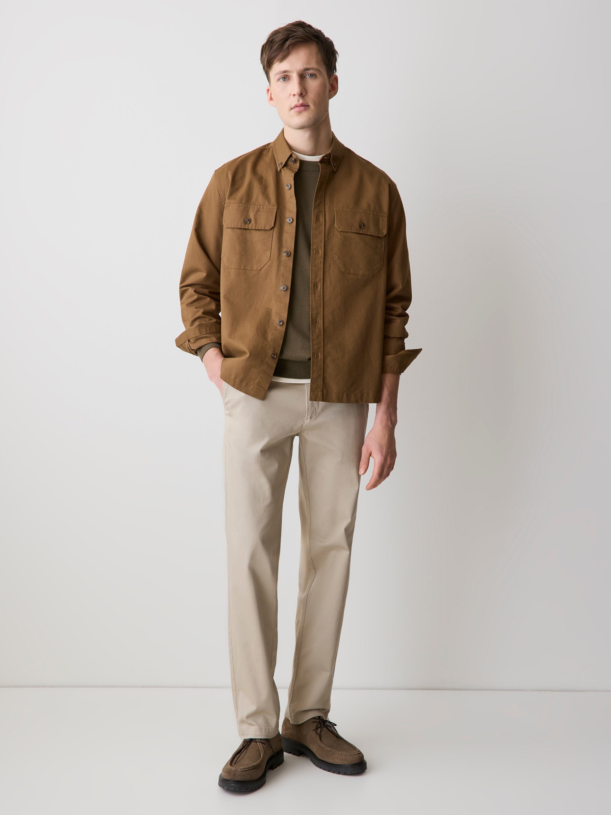Slim-Fit Super-Stretch Chino Pant rw&co Special Offer