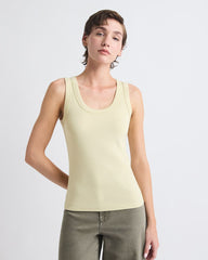 Scoop-Neck Cami with Wide Straps rw&co Limited Time Discount