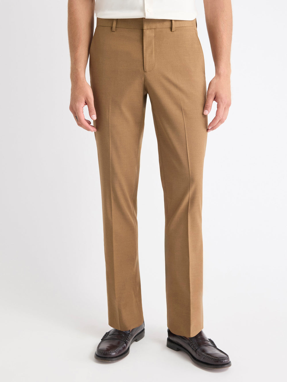 Slim Fit Golden Brown Suit Pant rw&co Special Promo Price