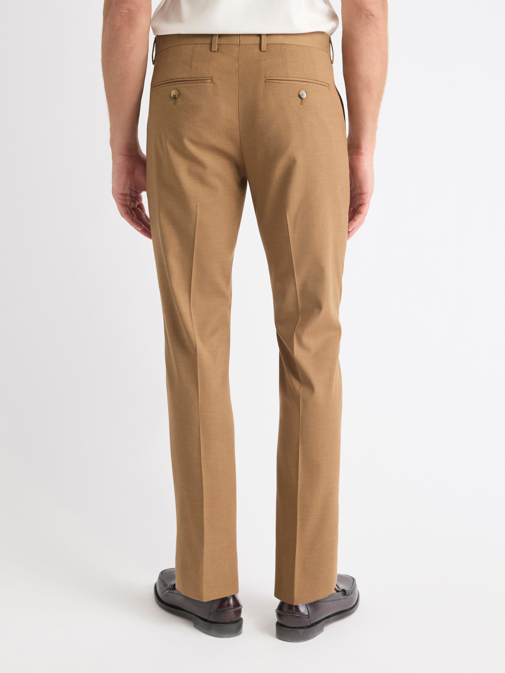 Slim Fit Golden Brown Suit Pant rw&co Special Promo Price
