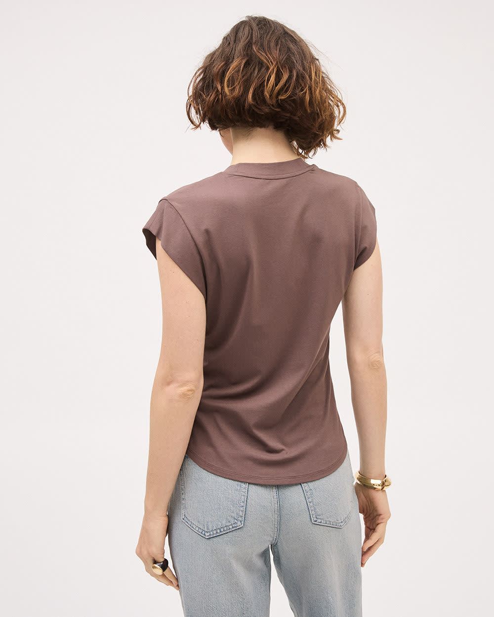 Classic-Fit Short-Sleeve V-Neck T-Shirt rw&co Great Value Deal