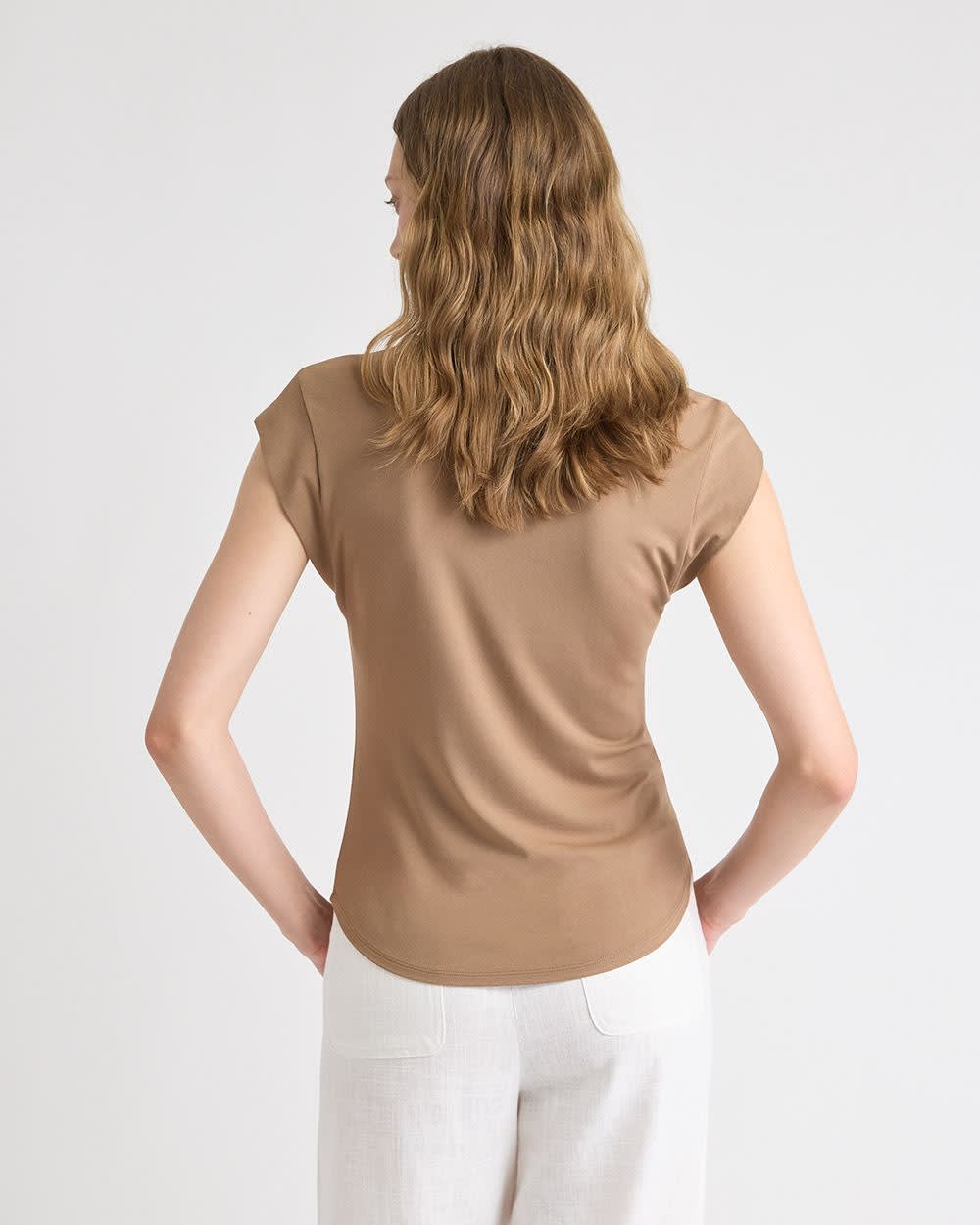 Classic-Fit Short-Sleeve V-Neck T-Shirt rw&co Great Value Deal
