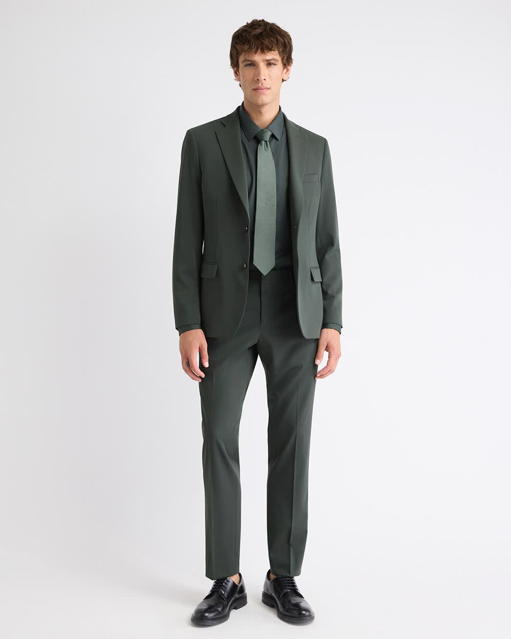 Slim Fit Dark Green Suit Pant rw&co Limited Time Discount