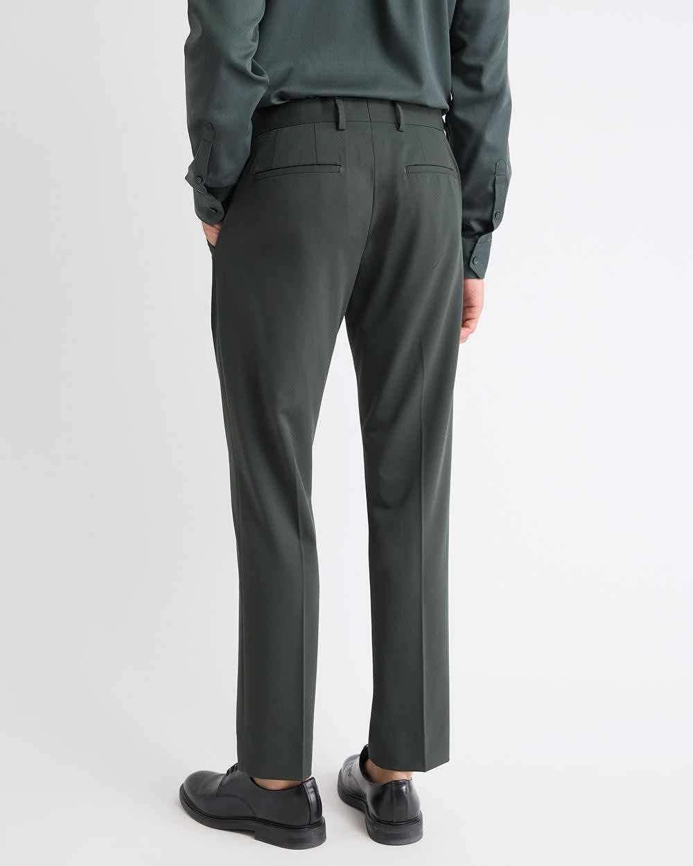 Slim Fit Dark Green Suit Pant rw&co Limited Time Discount