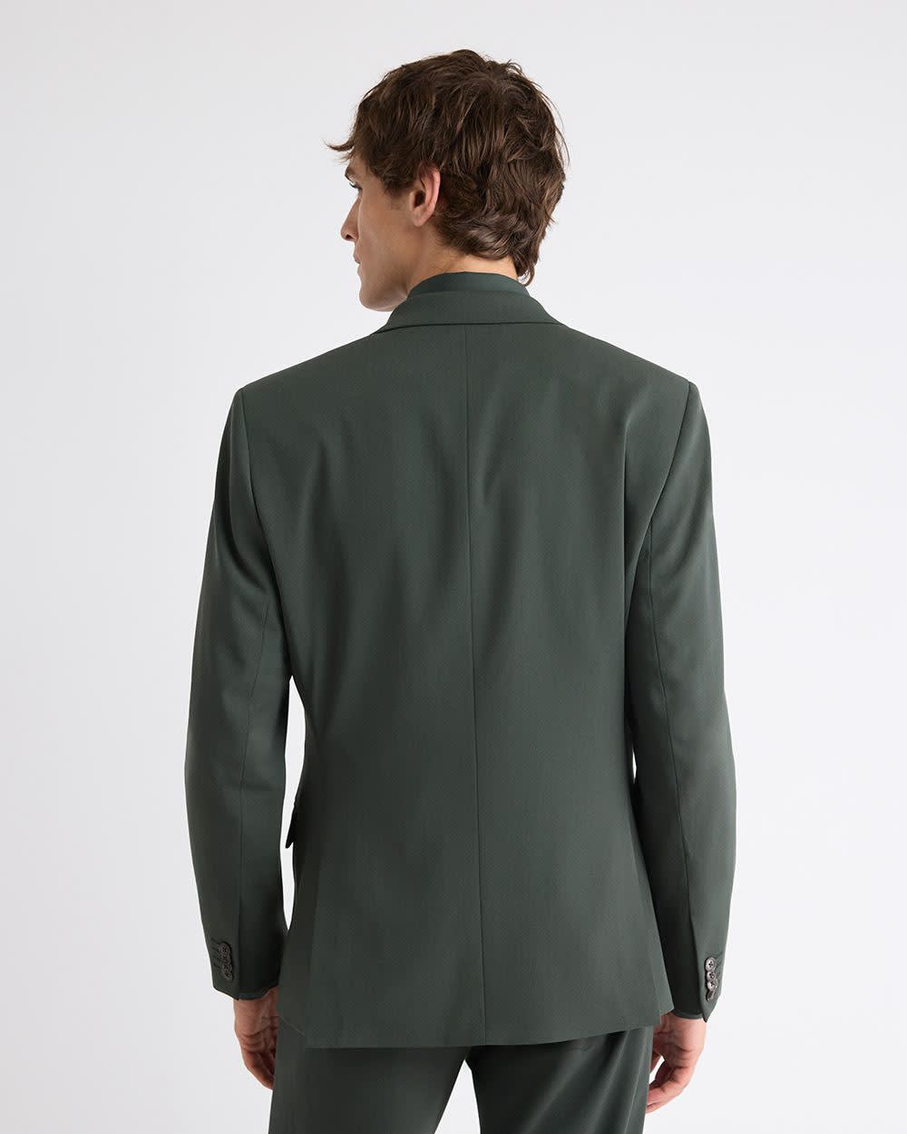 Slim Fit Dark Green Suit Blazer rw&co Great Value Deal