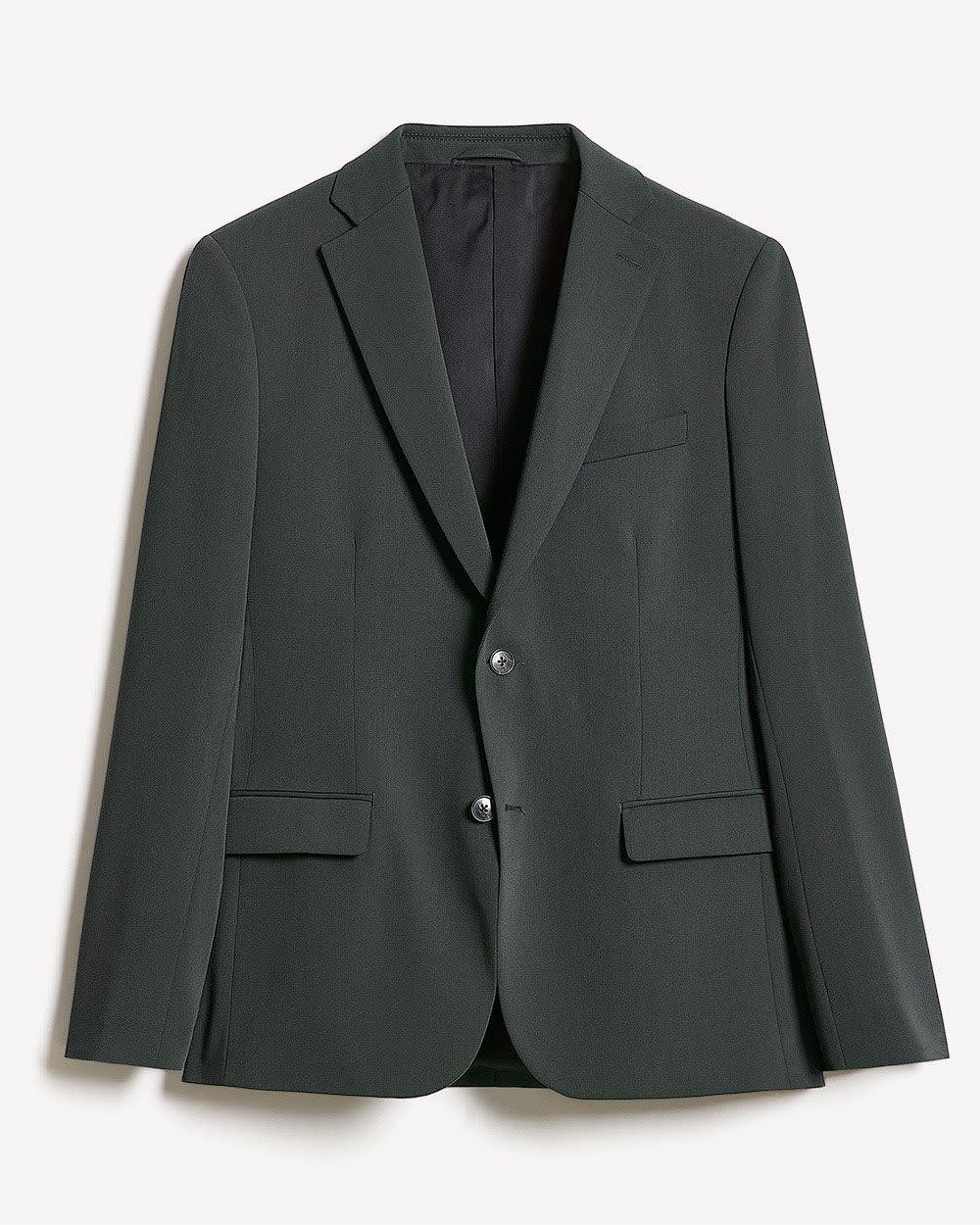 Slim Fit Dark Green Suit Blazer rw&co Great Value Deal