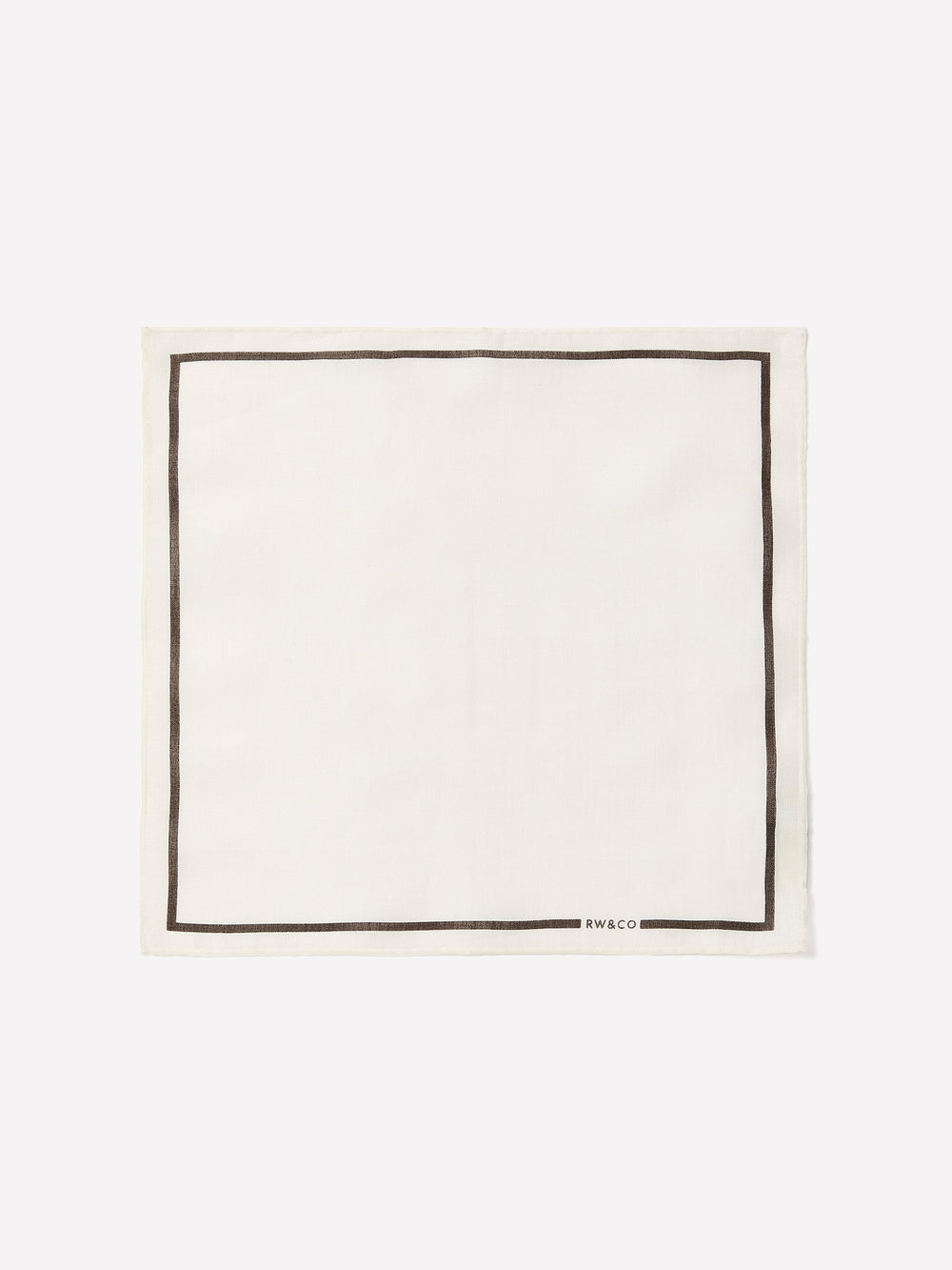 Linen-Blend Handkerchief rw&co Special Promo Price