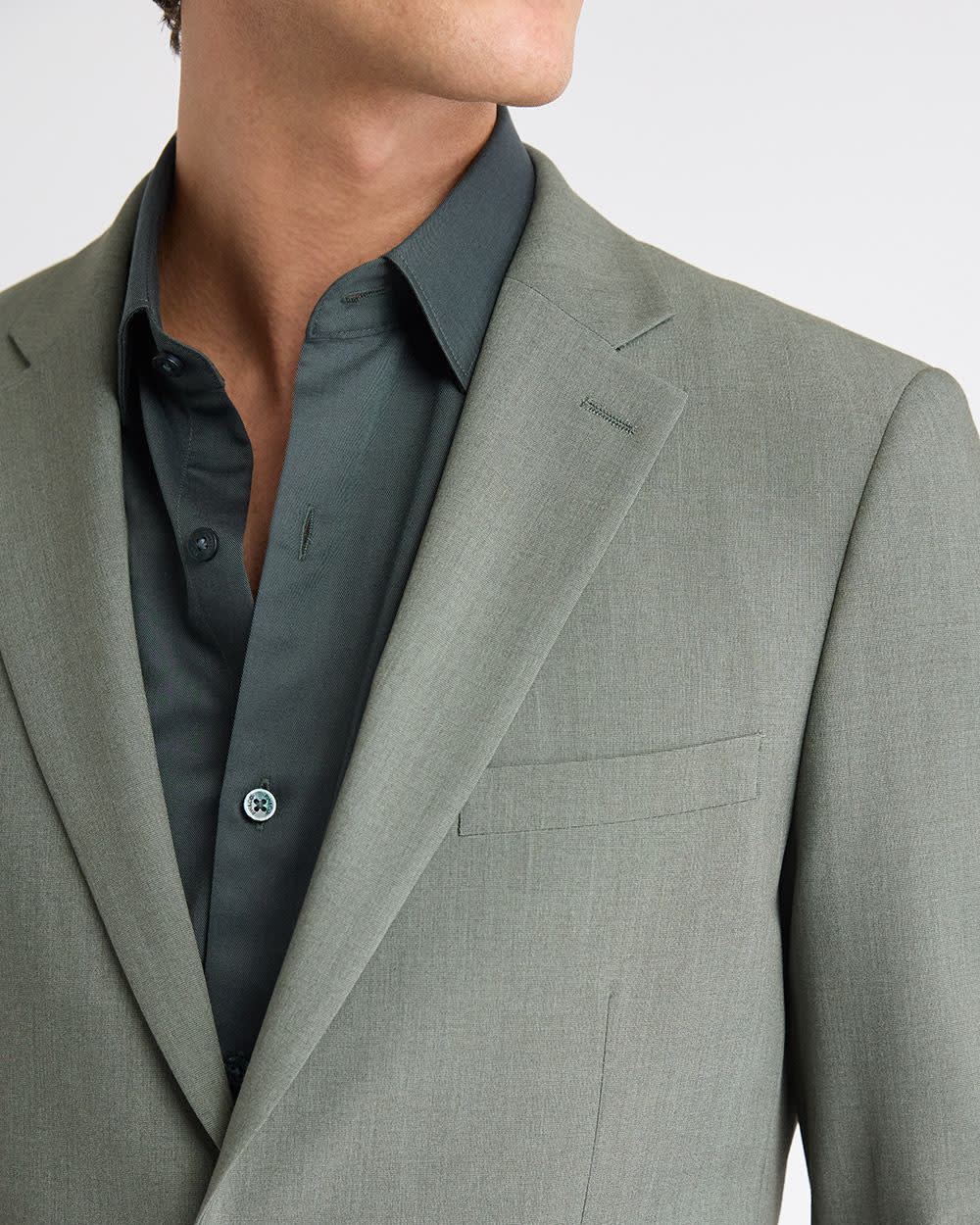 Slim Fit Green Suit Blazer rw&co Special Promo Price