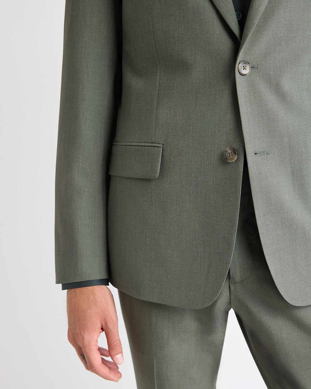 Slim Fit Green Suit Blazer rw&co Special Promo Price