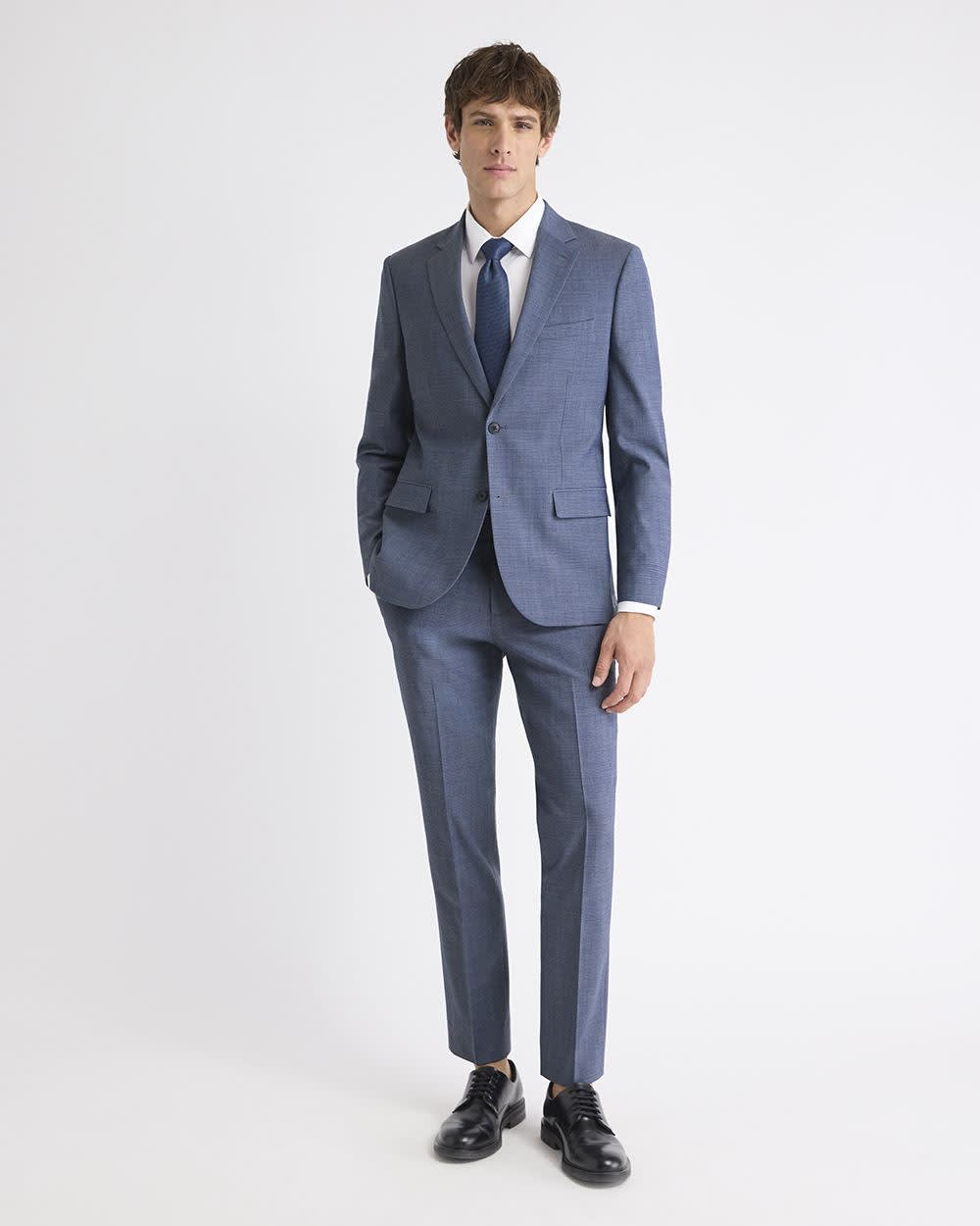 Slim-Fit Wool Check Suit Pant rw&co Exclusive Sale Price