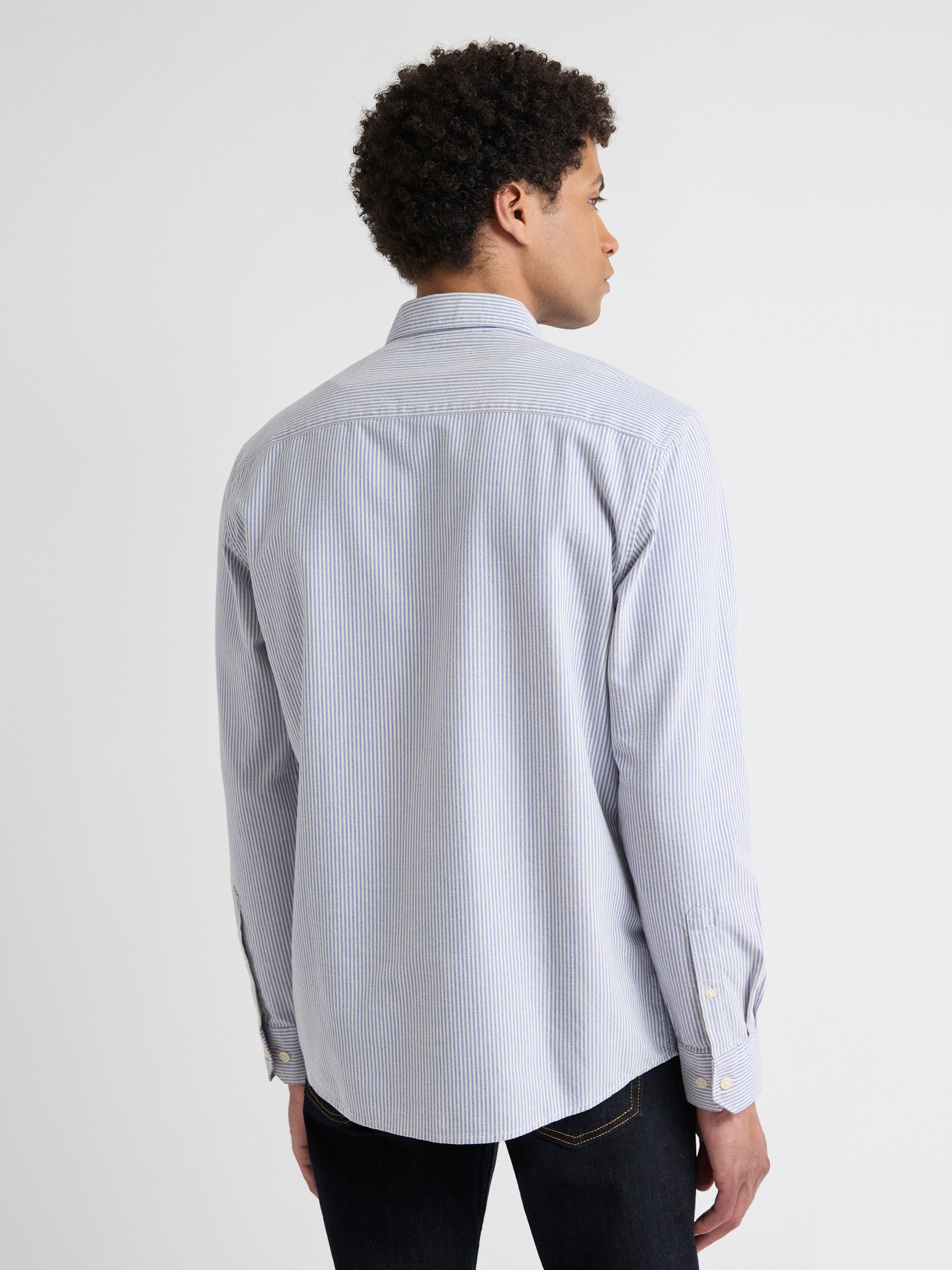 Striped Long-Sleeve Shirt rw&co Special Promo Price