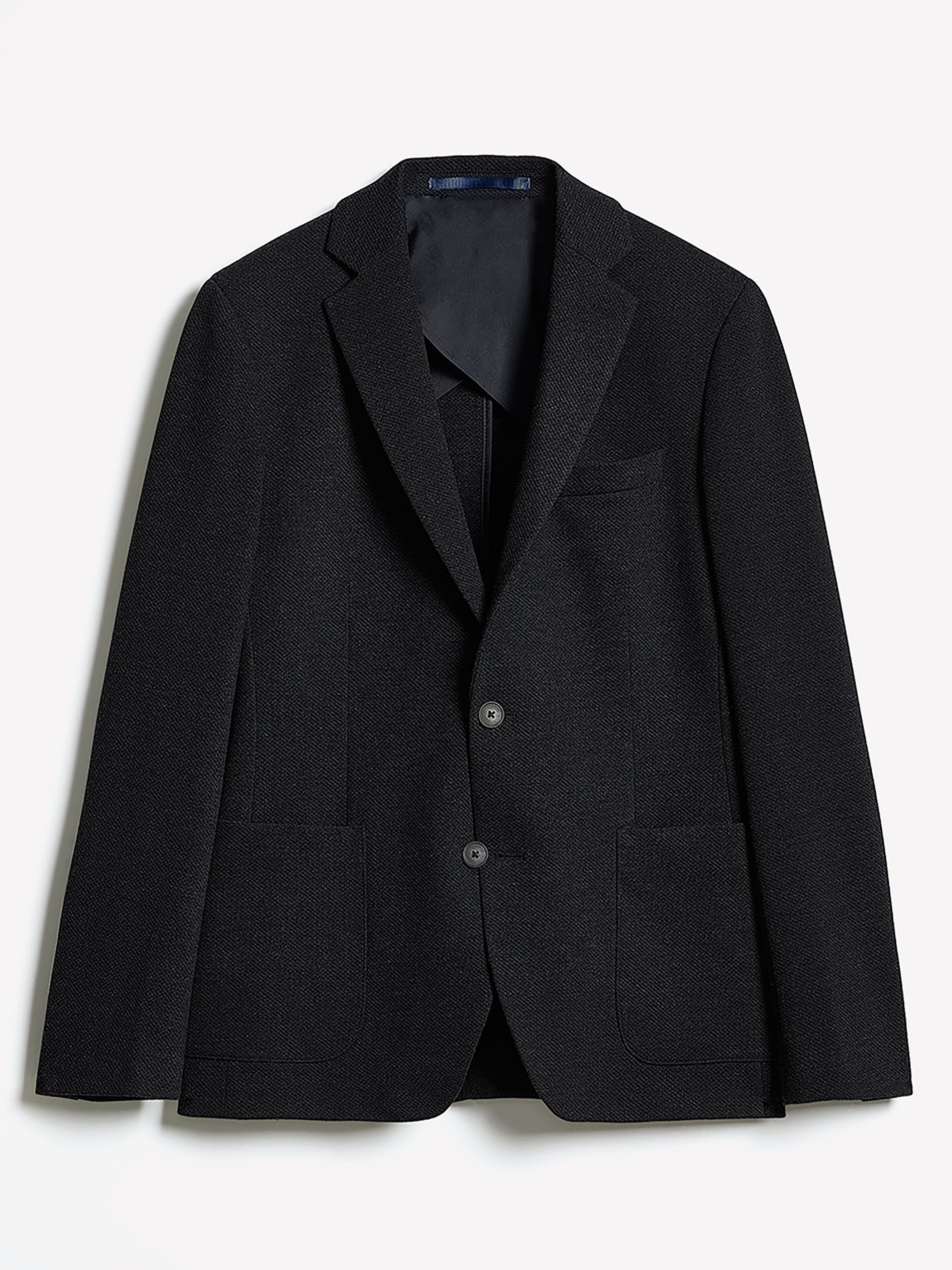 Slim-Fit Textured Knit Blazer rw&co Special Offer