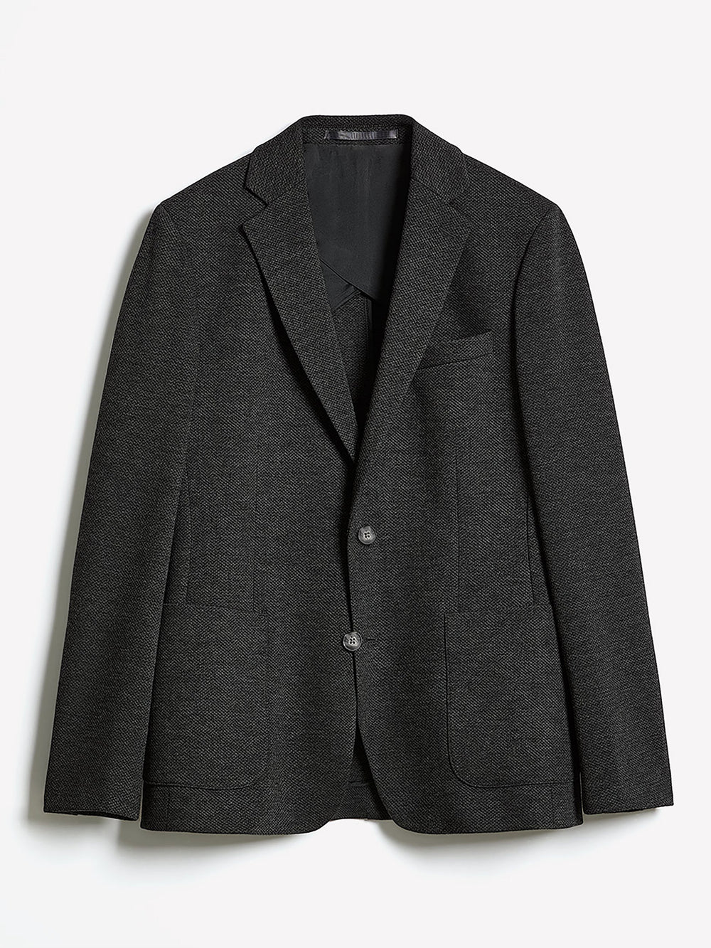 Slim-Fit Textured Knit Blazer rw&co Special Offer
