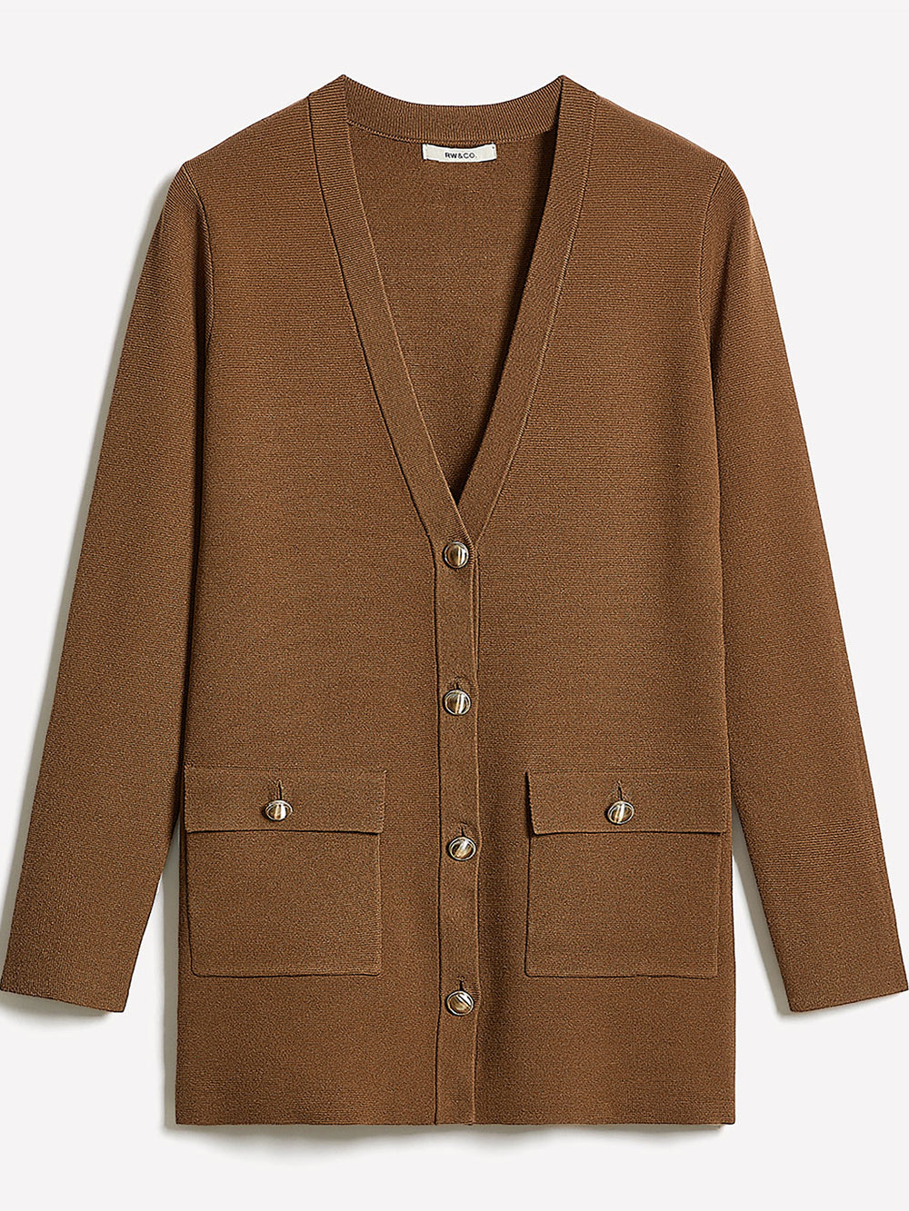 Long-Sleeve Long Cardigan rw&co Special Offer