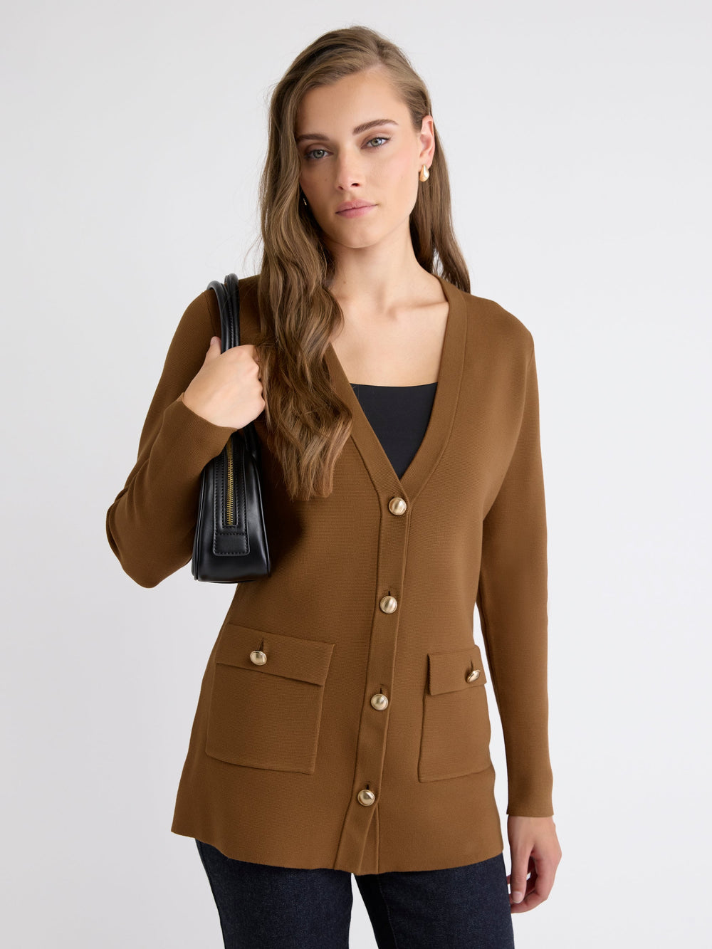 Long-Sleeve Long Cardigan rw&co Special Offer