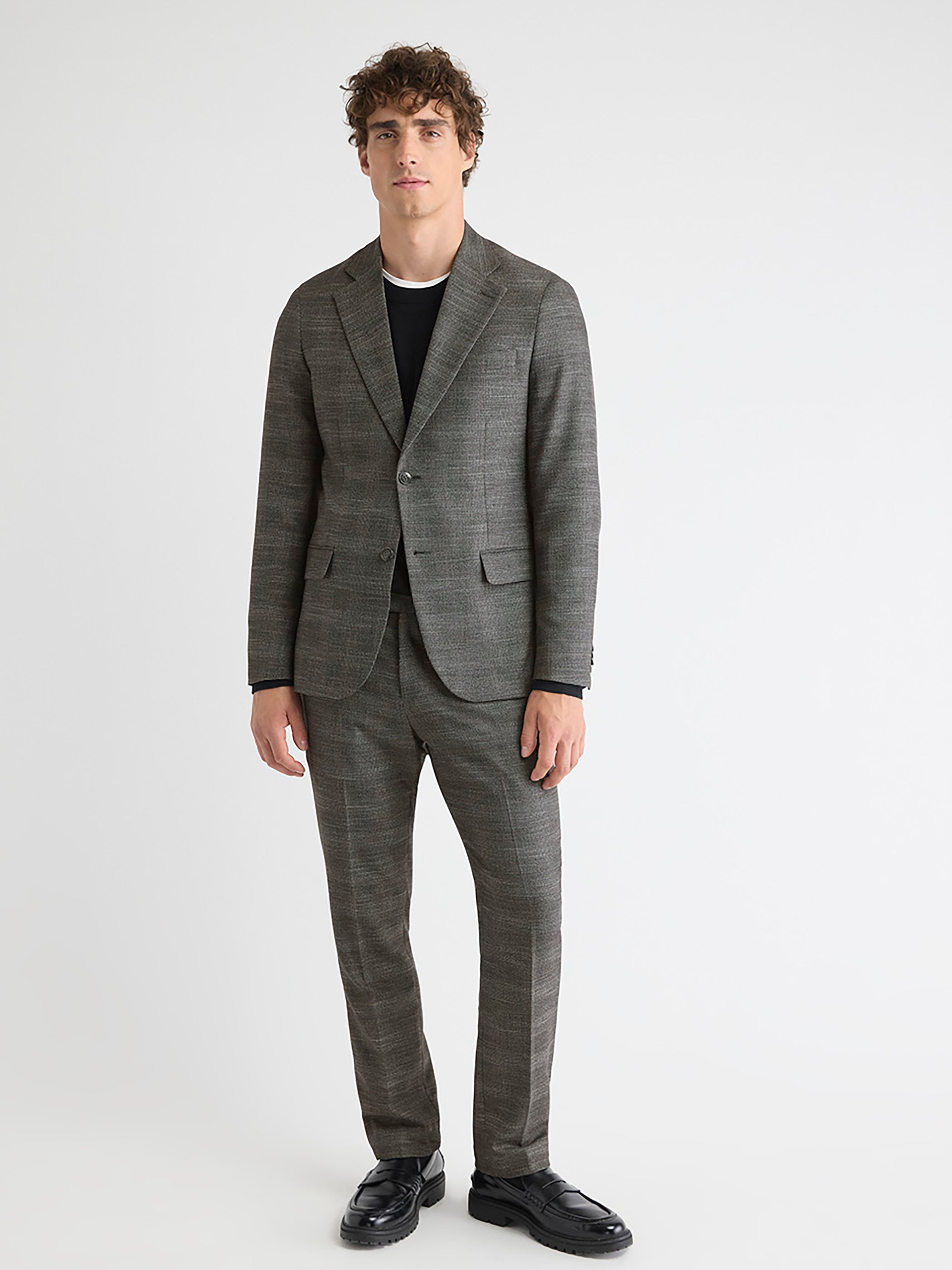 Slim Fit Charcoal Checkered Suit Blazer rw&co Exclusive Sale Price