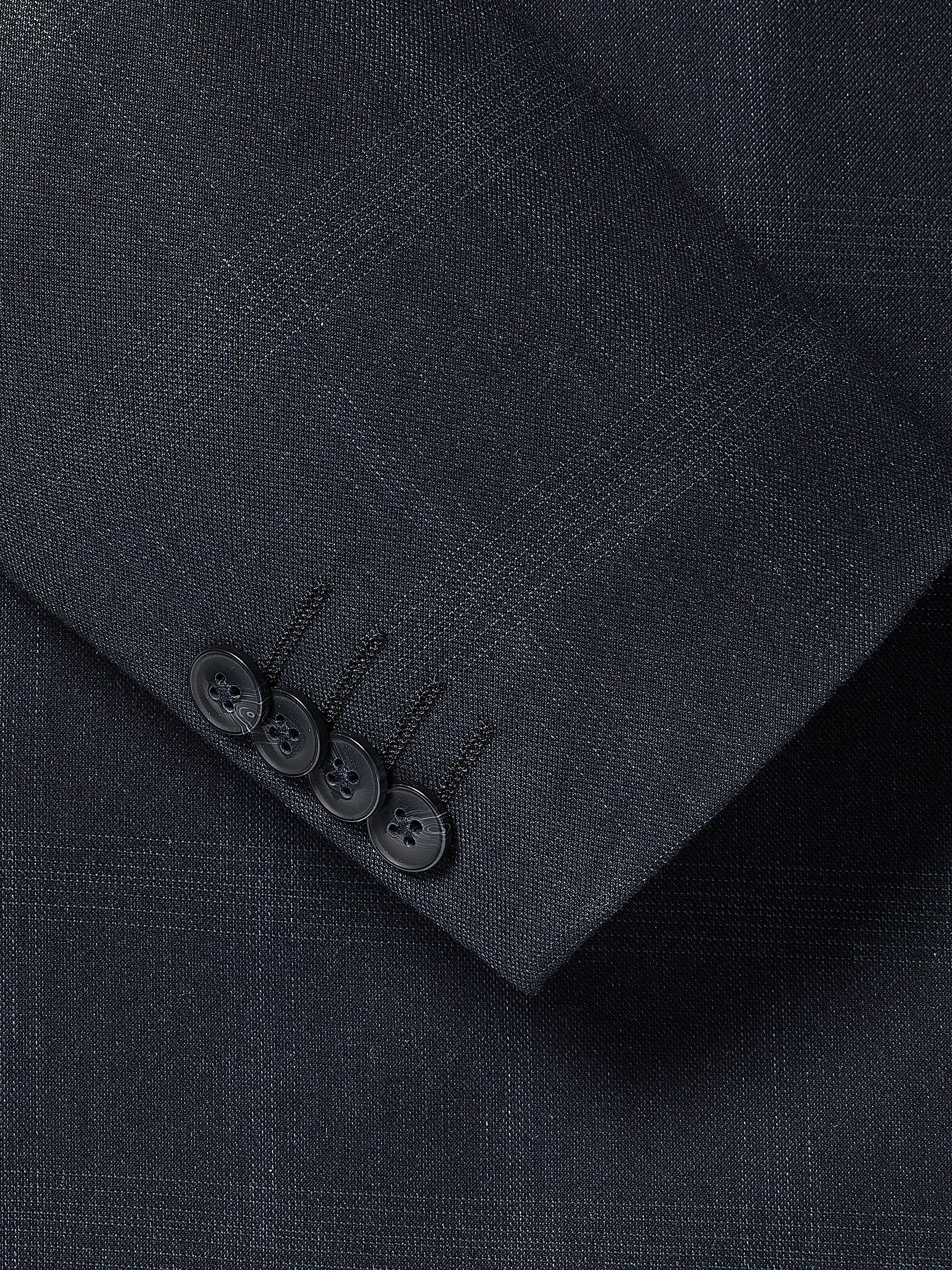 Tailored Fit Navy Checkered Suit Blazer rw&co Special Offer