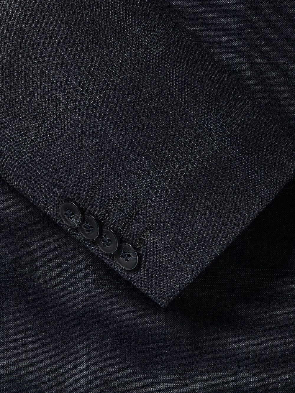 Slim Fit Navy Checkered Suit Blazer rw&co Special Promo Price