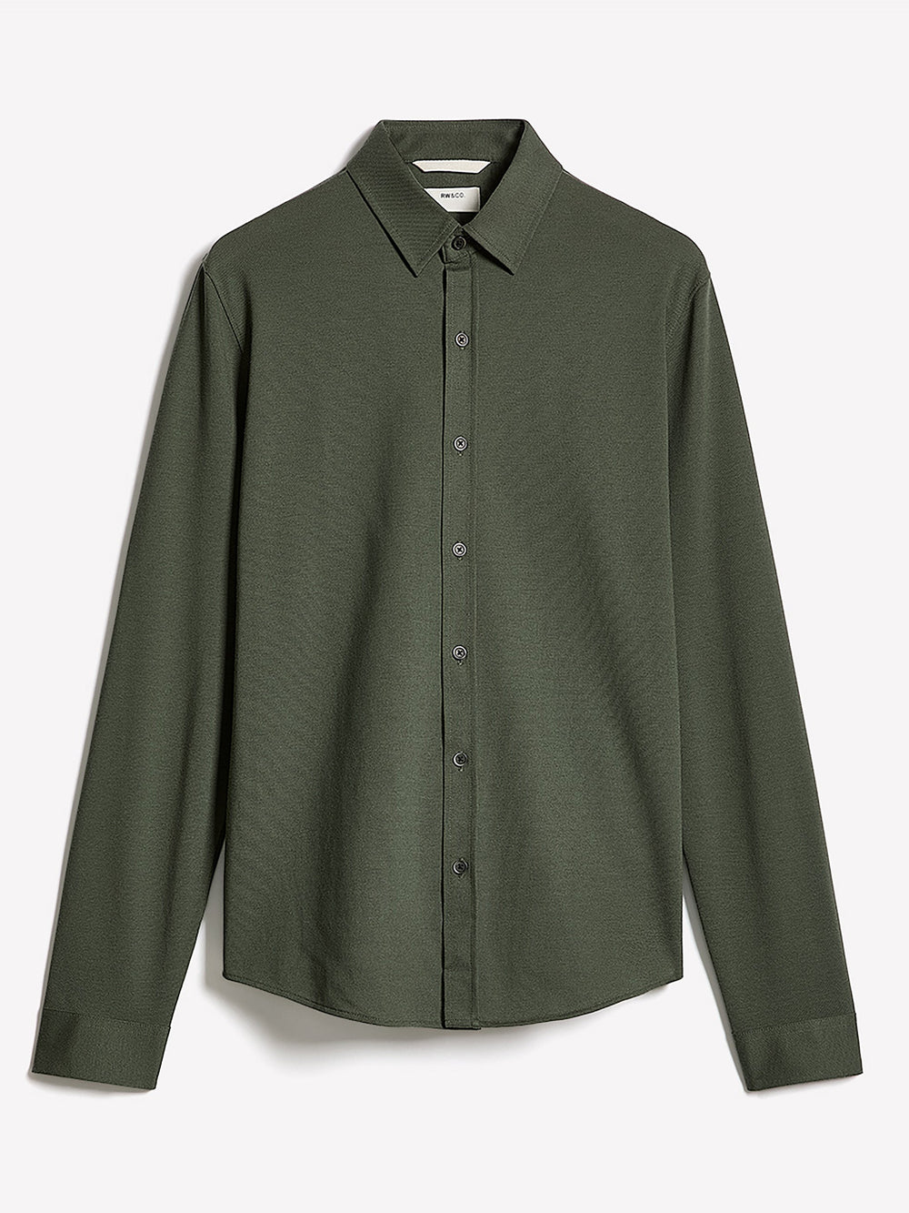 Long-Sleeve Piqué-Knit Shirt rw&co On Sale