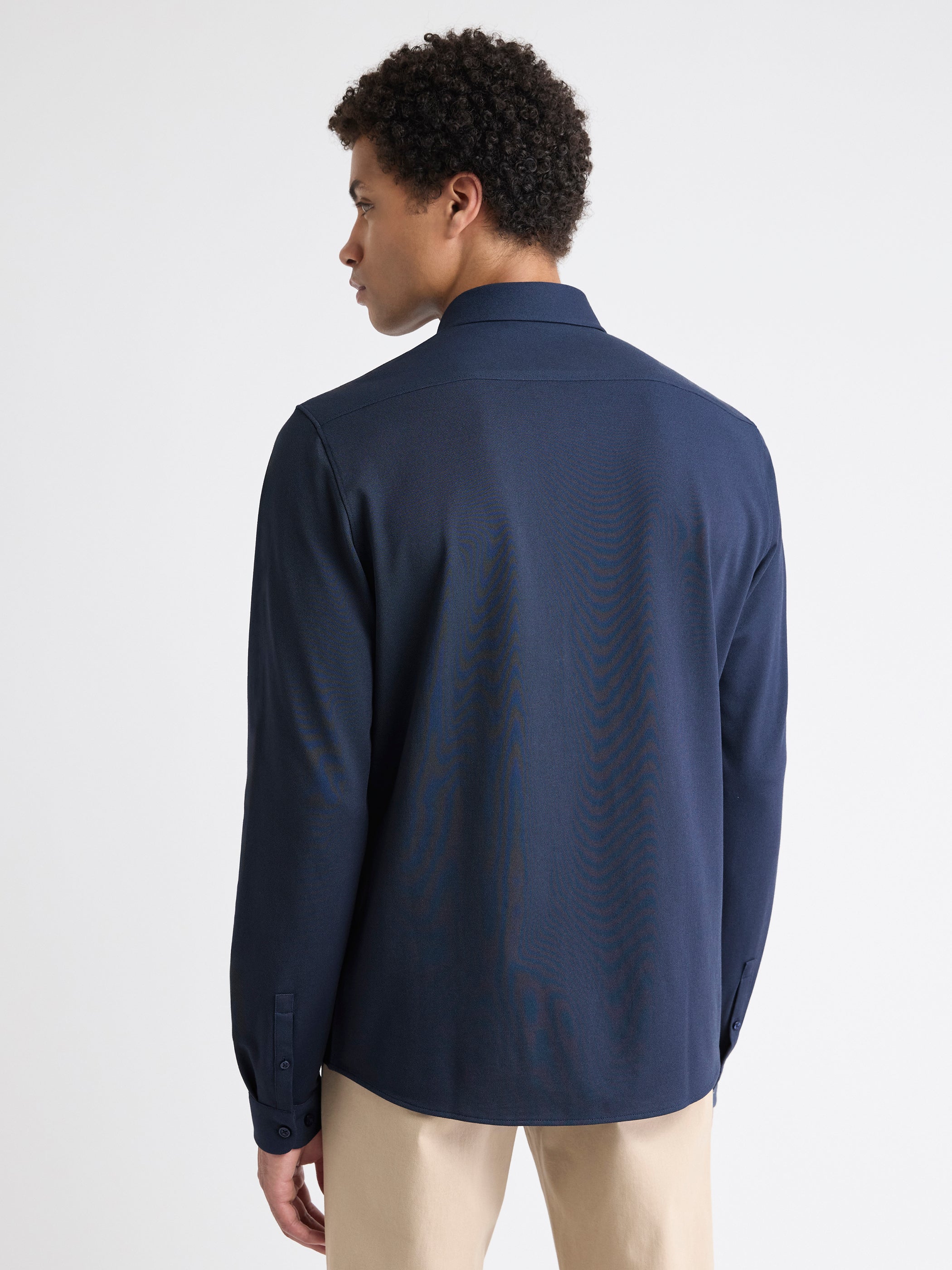 Long-Sleeve Piqué-Knit Shirt rw&co On Sale