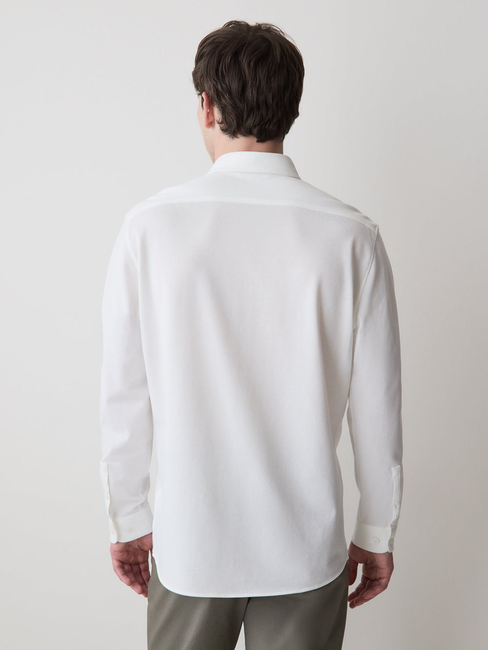 Long-Sleeve Piqué-Knit Shirt rw&co On Sale