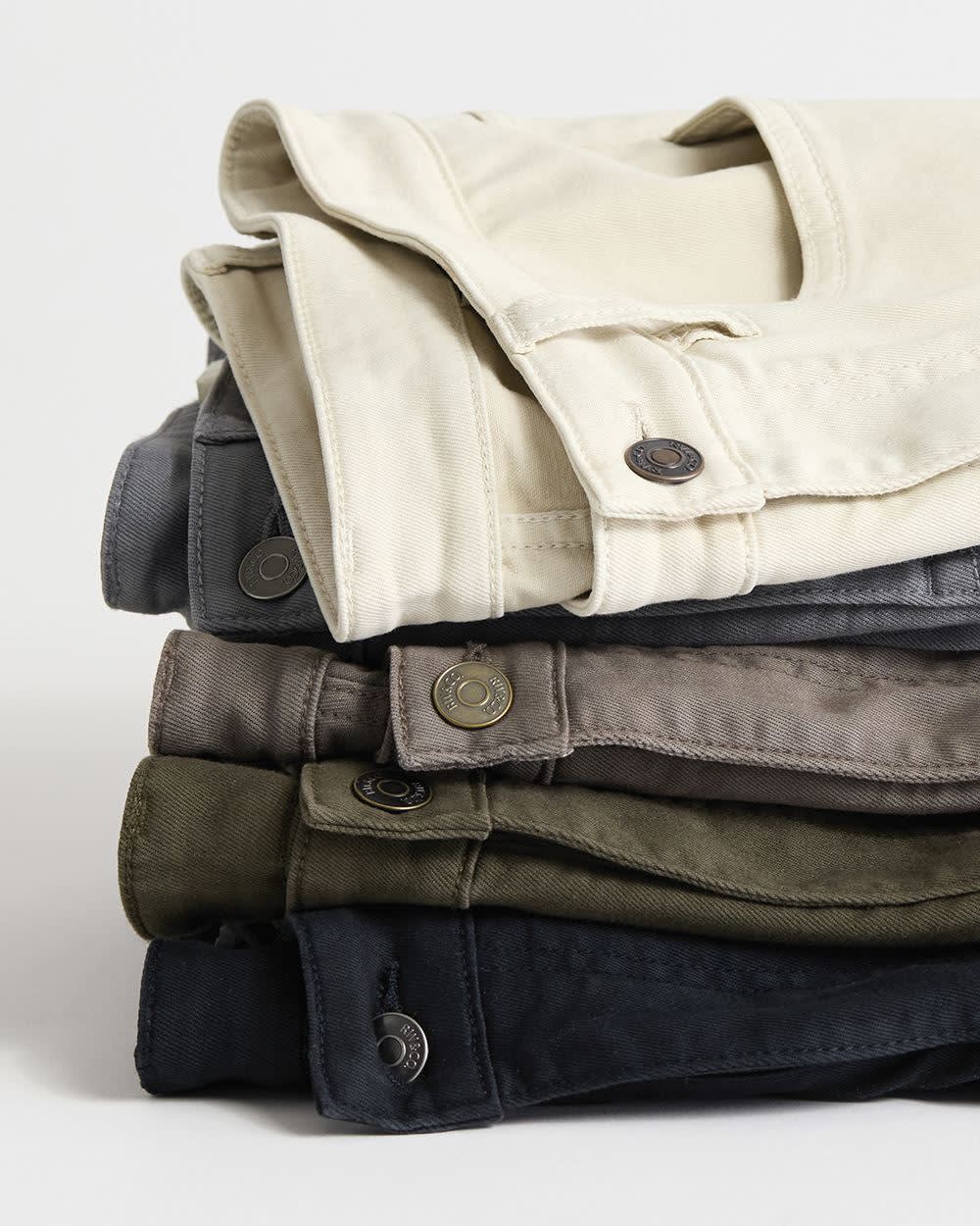 Slim-Fit 5-Pockets Pants rw&co Special Offer