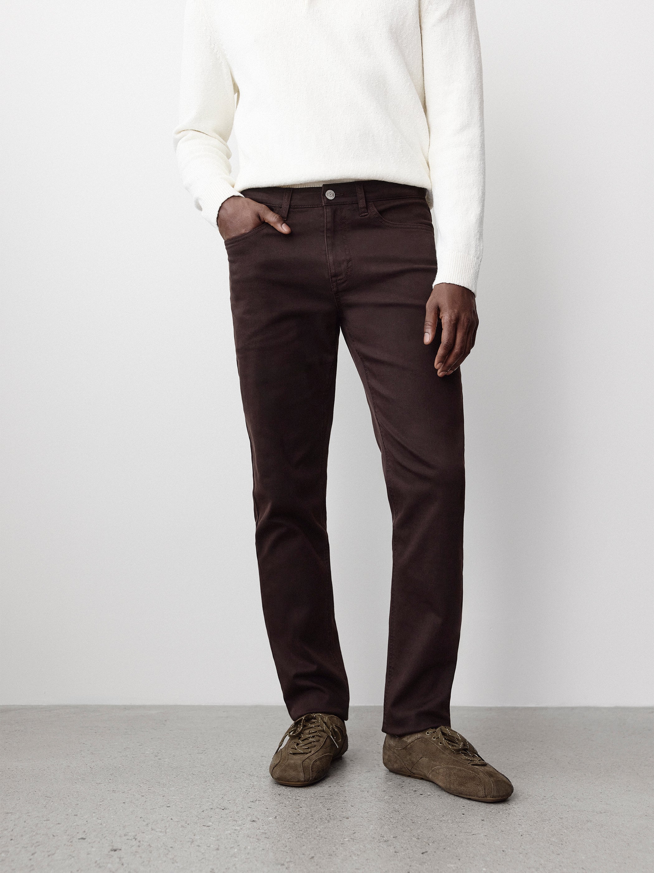 Slim-Fit 5-Pockets Pants rw&co Special Offer