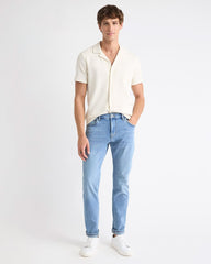 Slim-Fit Light-Wash Jeans rw&co Great Value Deal