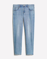 Slim-Fit Light-Wash Jeans rw&co Great Value Deal