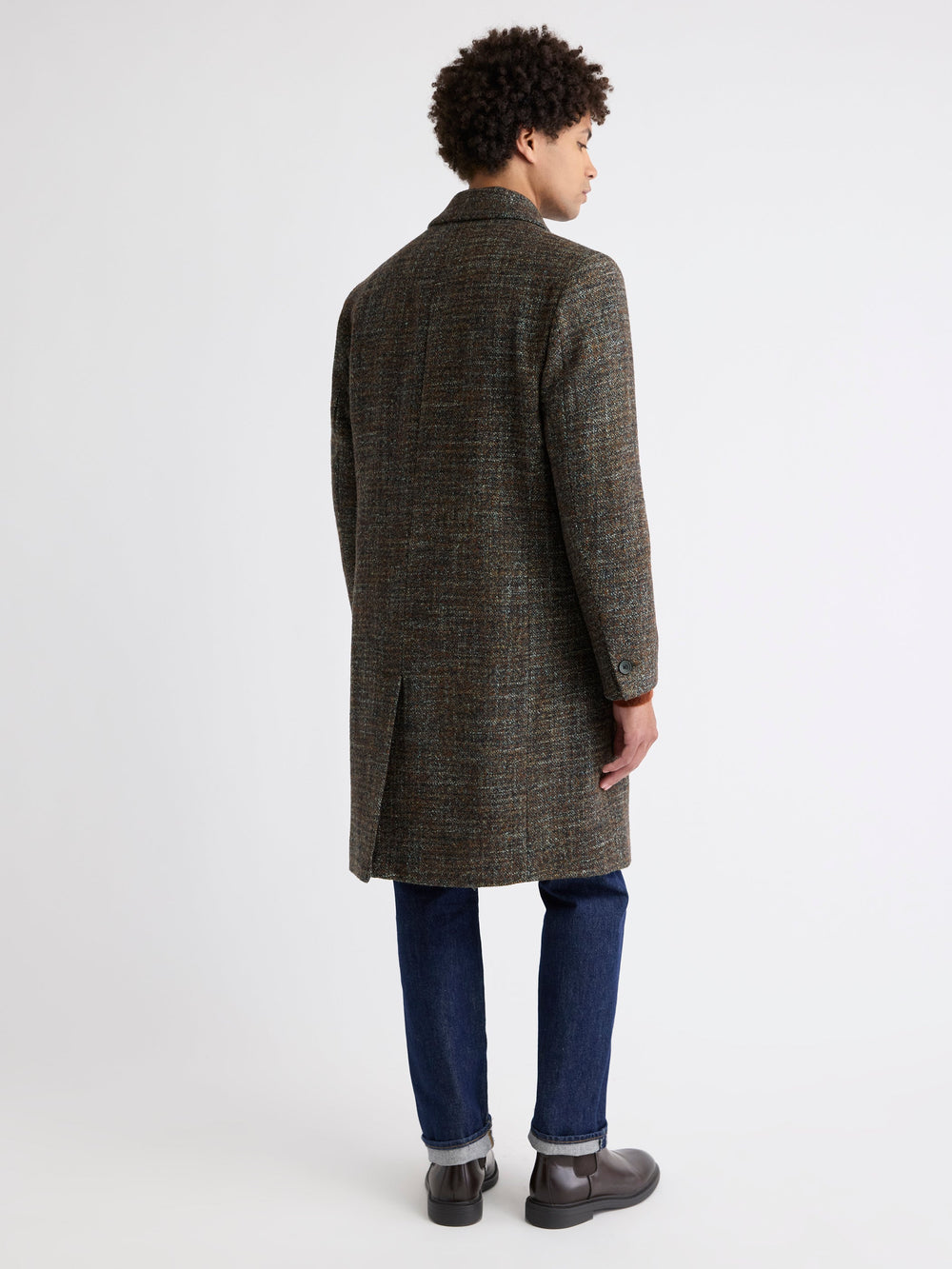 Classic Double-Breasted Bouclé Coat rw&co Special Promo Price