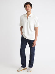 Oversized Short-Sleeve Quarter-Zip Polo rw&co Special Offer