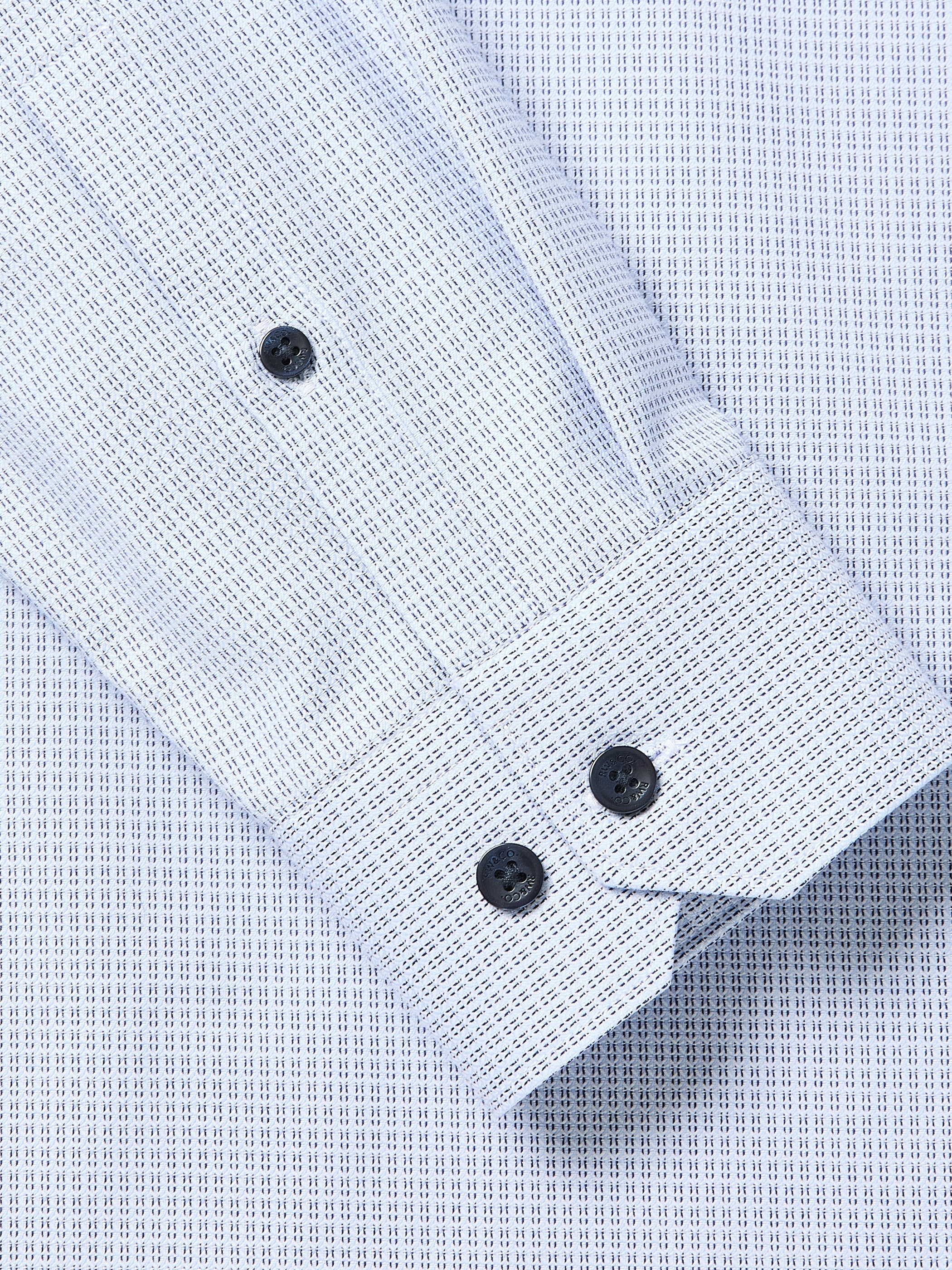 Light Blue Slim Fit Dobby Dress Shirt rw&co Great Value Deal