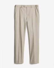 Beige Slim-Fit Wool-Blend Essential Pant rw&co Exclusive Sale Price