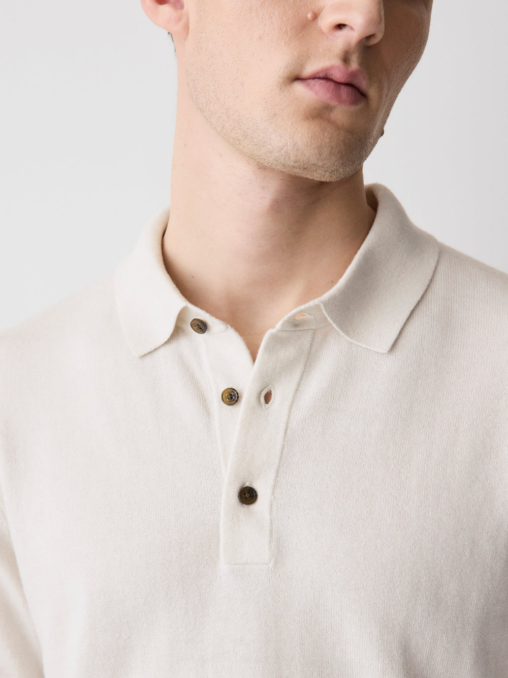 Long-Sleeve Polo Sweater rw&co Special Promo Price