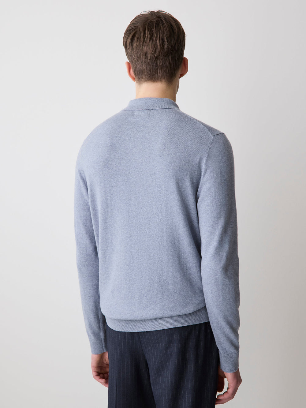 Long-Sleeve Polo Sweater rw&co Special Promo Price
