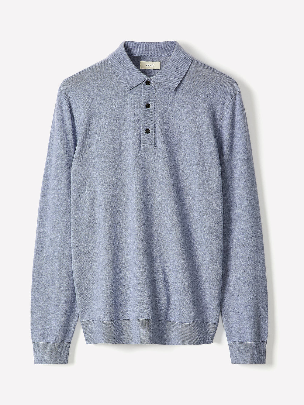 Long-Sleeve Polo Sweater rw&co Special Promo Price