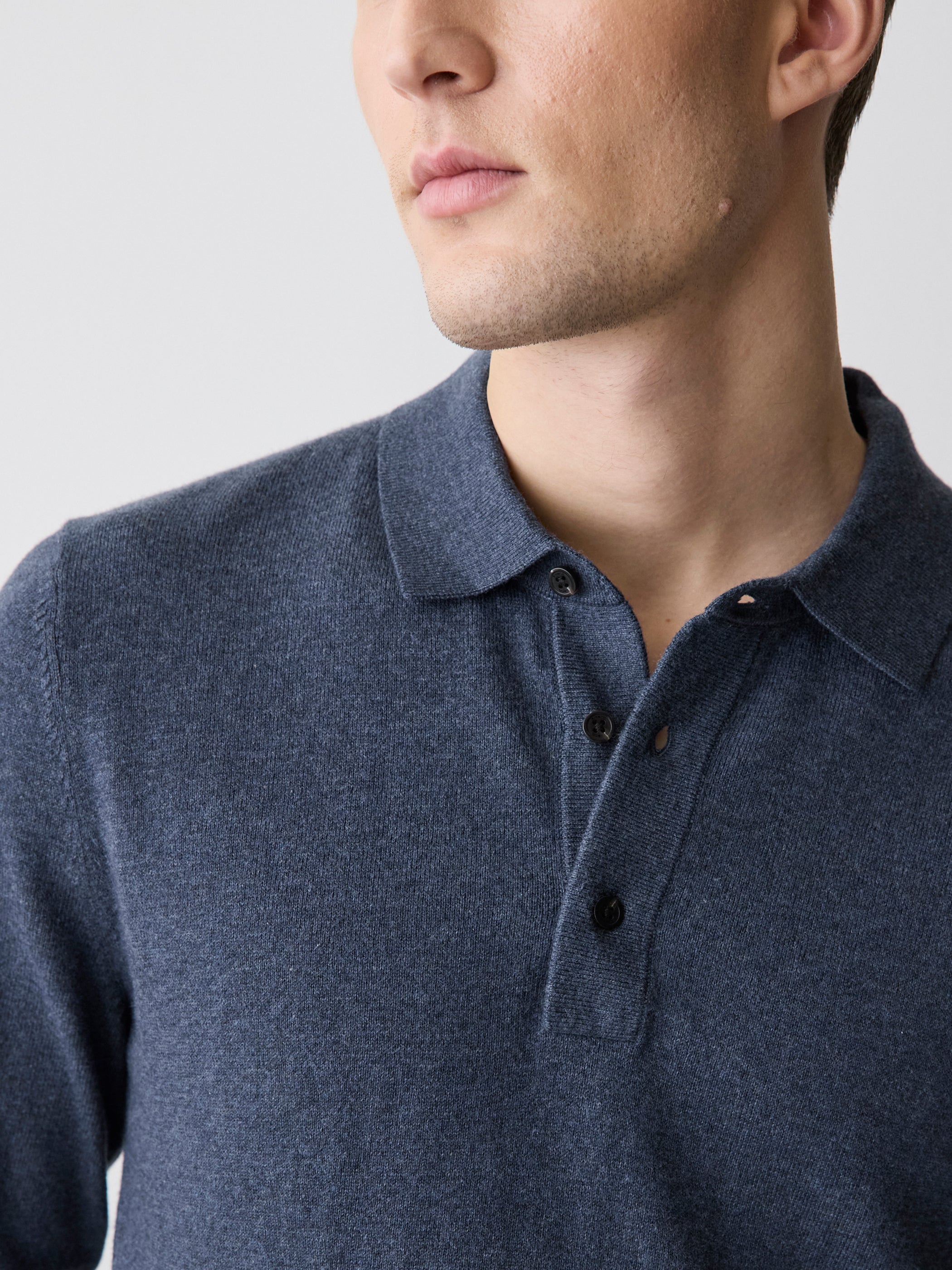Long-Sleeve Polo Sweater rw&co Special Promo Price