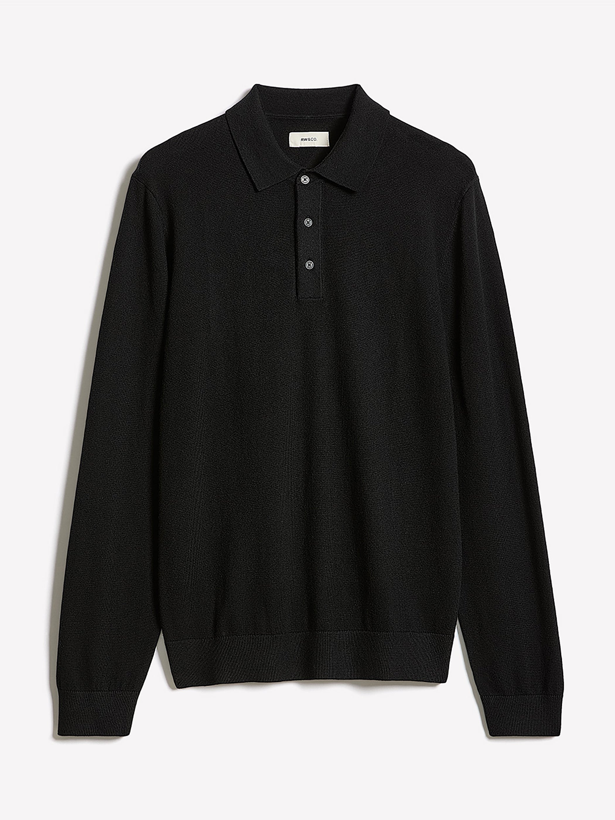 Long-Sleeve Polo Sweater rw&co Special Promo Price