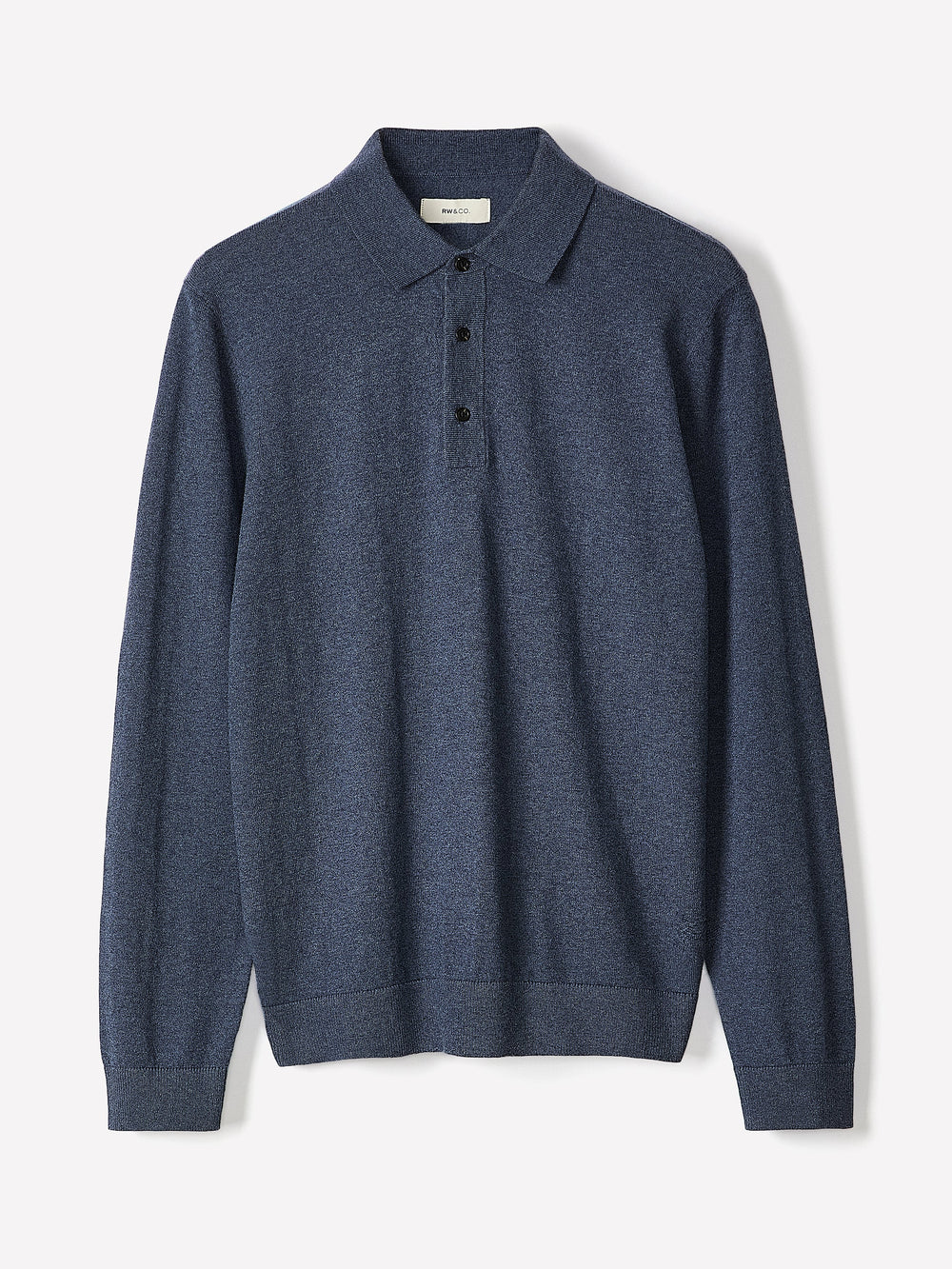 Long-Sleeve Polo Sweater rw&co Special Promo Price