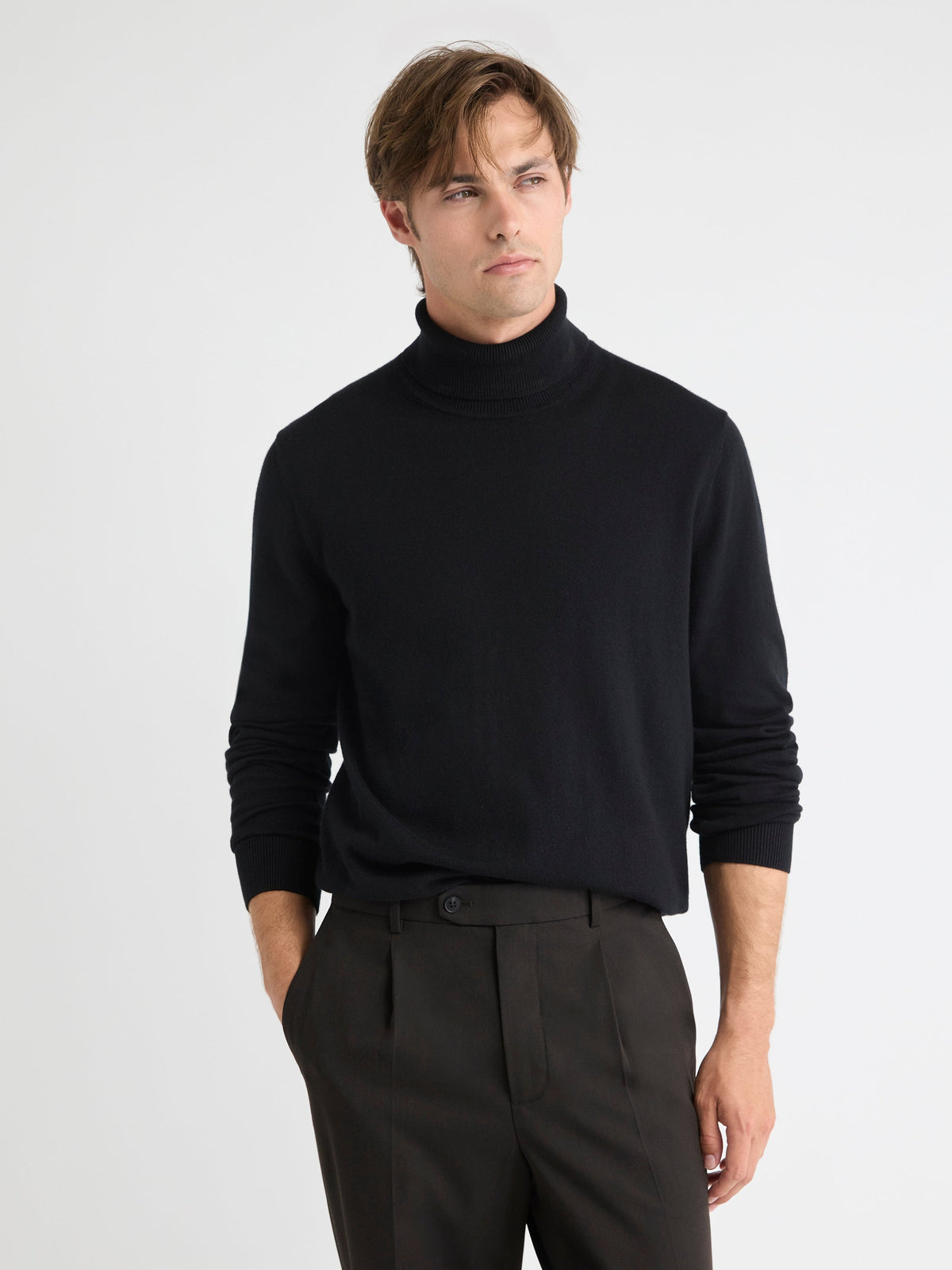 Long-Sleeve Turtleneck Sweater rw&co Great Value Deal