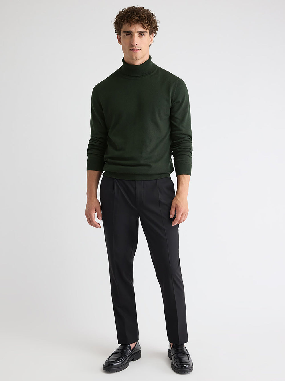 Long-Sleeve Turtleneck Sweater rw&co Great Value Deal