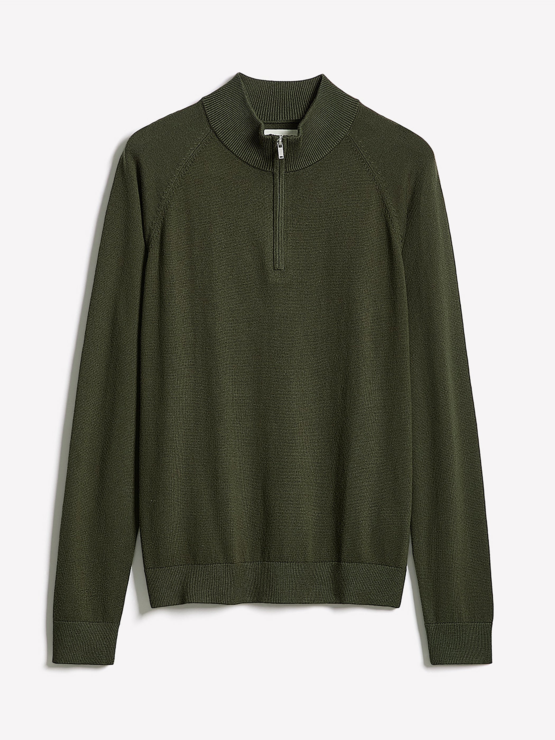 Long-Sleeve Quarter-Zip Mock-Neck Sweater rw&co Special Promo Price
