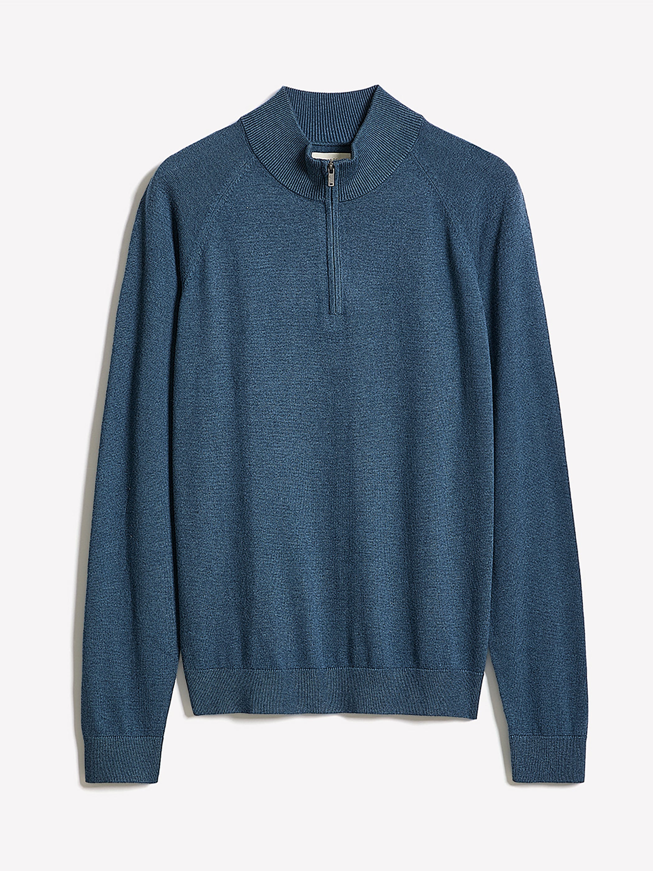 Long-Sleeve Quarter-Zip Mock-Neck Sweater rw&co Special Promo Price