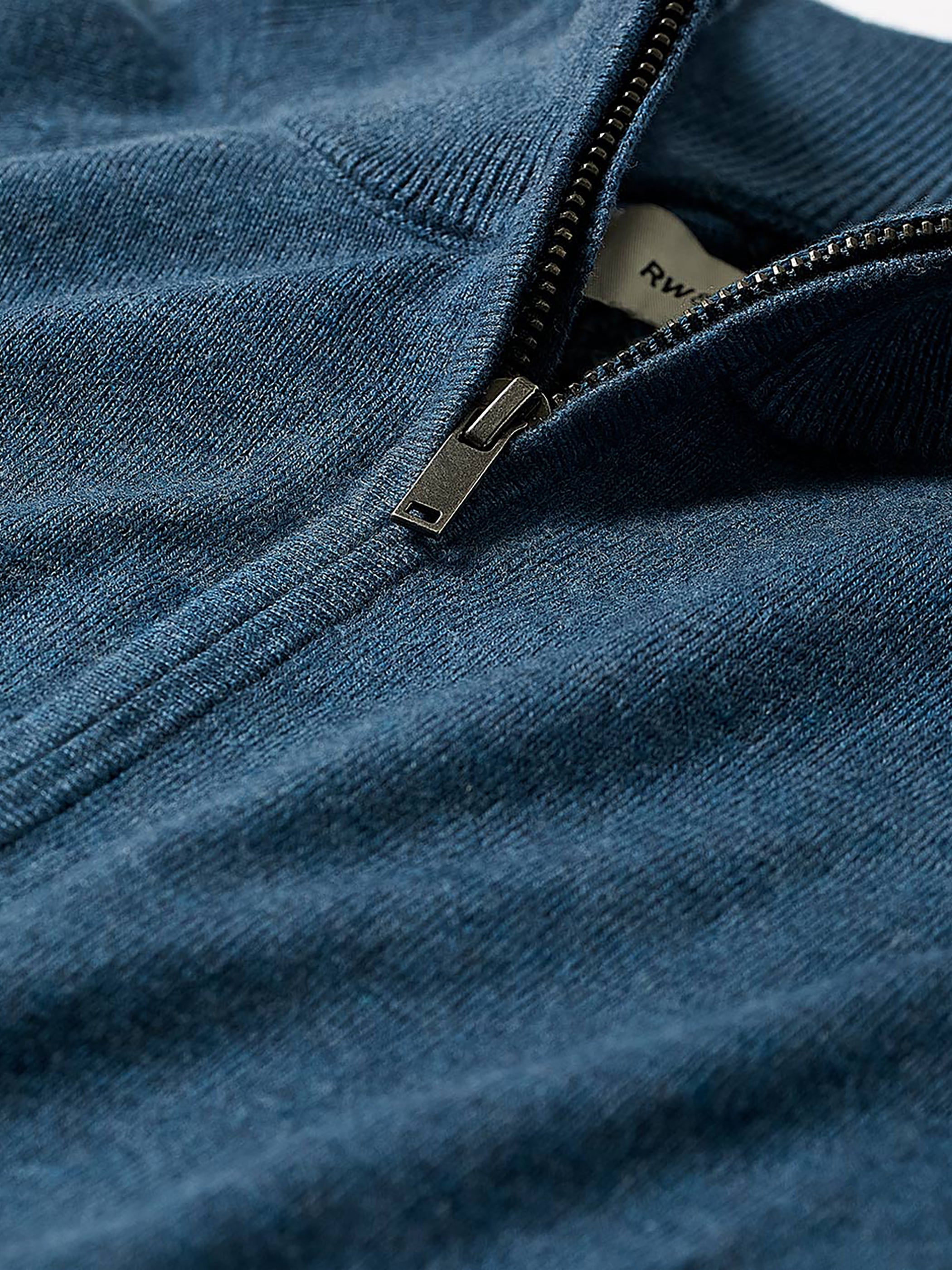Long-Sleeve Quarter-Zip Mock-Neck Sweater rw&co Special Promo Price