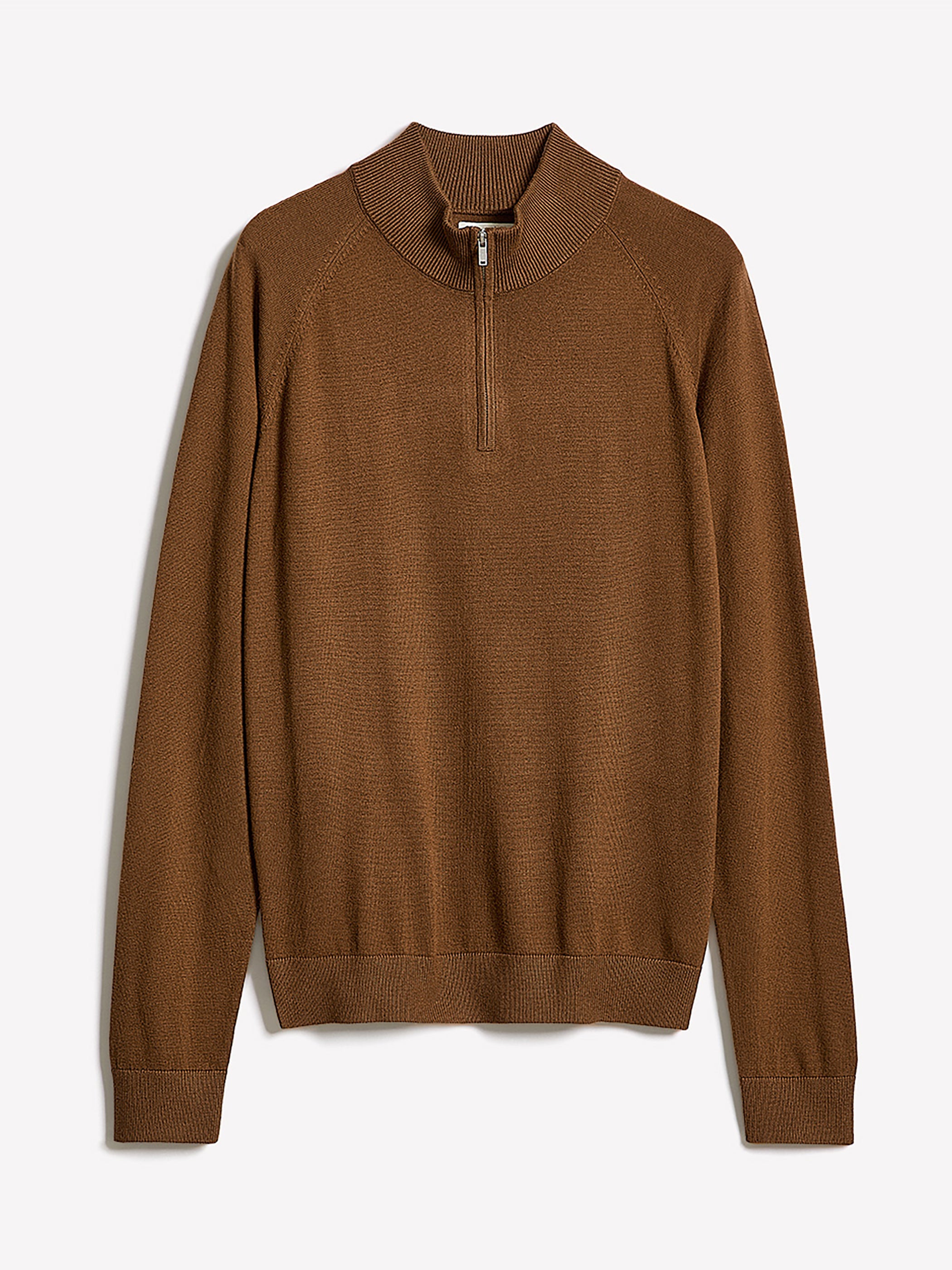 Long-Sleeve Quarter-Zip Mock-Neck Sweater rw&co Special Promo Price