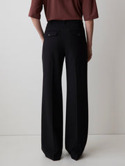 Mid-Rise Wide-Leg Heavy Twill Pant rw&co Special Offer