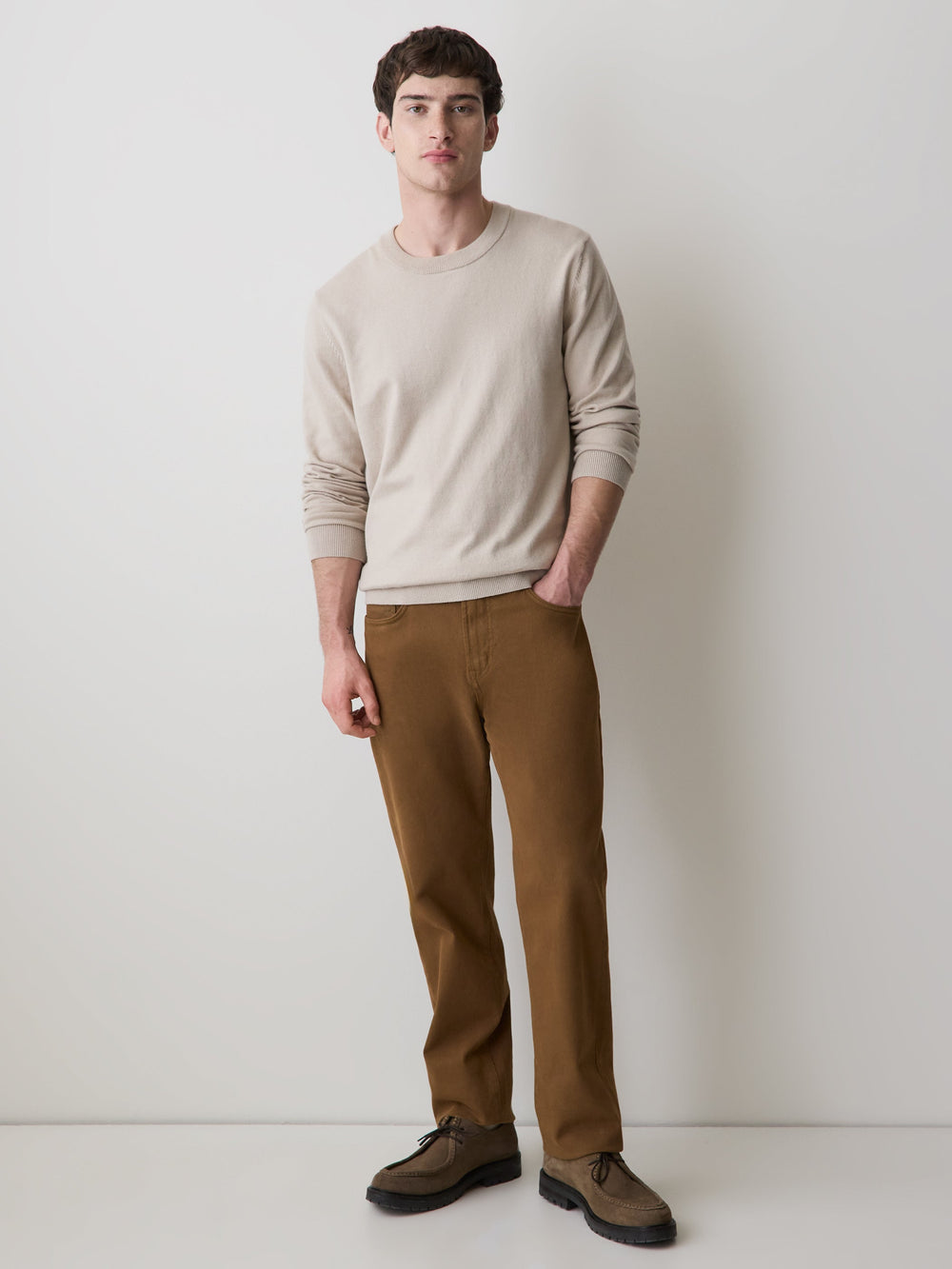 Long-Sleeve Crew-Neck Sweater rw&co Limited Time Discount